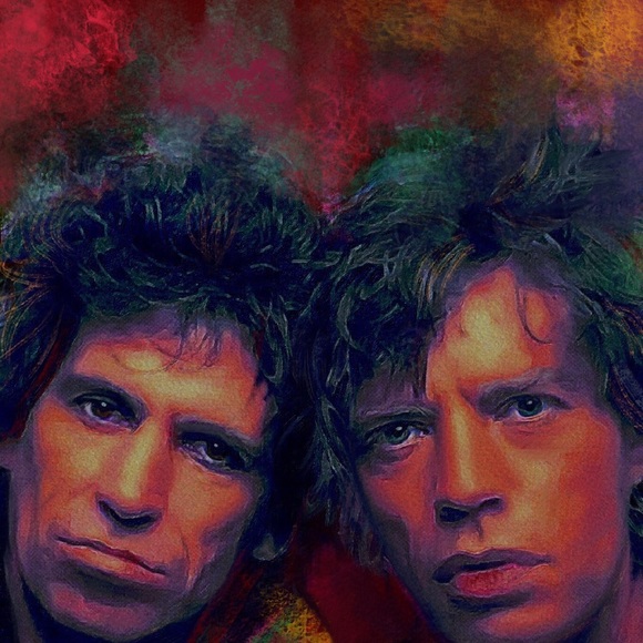 ‘GLIMMER TWINS’ BY CONNIE TROUPE 8 1/2 X11 PRINT - Picture 2 of 3